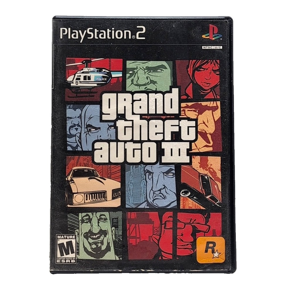 Grand Theft Auto III GTA for‎ PS2 Gaming (PlayStation, 2003)